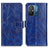 Custodia Portafoglio In Pelle Cover con Supporto K04Z per Xiaomi Redmi 12C 4G Blu