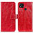 Custodia Portafoglio In Pelle Cover con Supporto K04Z per Xiaomi Redmi 9C Rosso