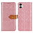 Custodia Portafoglio In Pelle Cover con Supporto K05Z per Samsung Galaxy A04E Rosa