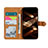 Custodia Portafoglio In Pelle Cover con Supporto K05Z per Sony Xperia 5 V