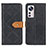 Custodia Portafoglio In Pelle Cover con Supporto K05Z per Xiaomi Mi 12 Lite 5G Nero