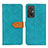 Custodia Portafoglio In Pelle Cover con Supporto K05Z per Xiaomi Redmi 11 Prime 4G Verde