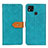 Custodia Portafoglio In Pelle Cover con Supporto K05Z per Xiaomi Redmi 9C Verde