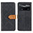 Custodia Portafoglio In Pelle Cover con Supporto K05Z per Xiaomi Redmi Note 11E Pro 5G Nero
