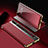 Custodia Portafoglio In Pelle Cover con Supporto K07 per Huawei Mate 40 Pro Rosso Rosa