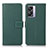 Custodia Portafoglio In Pelle Cover con Supporto K07Z per OnePlus Nord N300 5G Verde