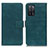 Custodia Portafoglio In Pelle Cover con Supporto K07Z per Oppo A55 5G Verde