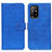 Custodia Portafoglio In Pelle Cover con Supporto K07Z per Oppo A94 5G Blu