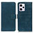 Custodia Portafoglio In Pelle Cover con Supporto K07Z per Xiaomi Redmi Note 12 Pro+ Plus 5G Verde