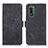 Custodia Portafoglio In Pelle Cover con Supporto K08Z per Nokia XR21 Nero