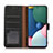 Custodia Portafoglio In Pelle Cover con Supporto K08Z per OnePlus Nord N200 5G