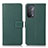 Custodia Portafoglio In Pelle Cover con Supporto K08Z per OnePlus Nord N200 5G Verde