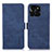 Custodia Portafoglio In Pelle Cover con Supporto K09Z per Huawei Honor X8b Blu