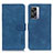 Custodia Portafoglio In Pelle Cover con Supporto K09Z per OnePlus Nord N300 5G Blu