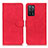 Custodia Portafoglio In Pelle Cover con Supporto K09Z per Oppo A55 5G Rosso