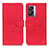 Custodia Portafoglio In Pelle Cover con Supporto K09Z per Oppo A57 5G Rosso