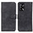 Custodia Portafoglio In Pelle Cover con Supporto K09Z per Oppo A74 4G Nero