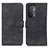 Custodia Portafoglio In Pelle Cover con Supporto K09Z per Oppo A74 5G Nero