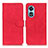 Custodia Portafoglio In Pelle Cover con Supporto K09Z per Oppo A78 5G Rosso