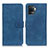 Custodia Portafoglio In Pelle Cover con Supporto K09Z per Oppo A94 4G Blu