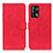 Custodia Portafoglio In Pelle Cover con Supporto K09Z per Oppo A95 4G Rosso