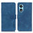 Custodia Portafoglio In Pelle Cover con Supporto K09Z per Oppo A97 5G Blu