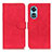 Custodia Portafoglio In Pelle Cover con Supporto K09Z per Oppo A97 5G Rosso