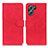 Custodia Portafoglio In Pelle Cover con Supporto K09Z per Oppo K10 5G Rosso