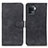 Custodia Portafoglio In Pelle Cover con Supporto K09Z per Oppo Reno5 Lite Nero