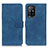 Custodia Portafoglio In Pelle Cover con Supporto K09Z per Oppo Reno5 Z 5G Blu