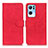 Custodia Portafoglio In Pelle Cover con Supporto K09Z per Oppo Reno7 Pro 5G Rosso