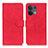 Custodia Portafoglio In Pelle Cover con Supporto K09Z per Oppo Reno8 5G Rosso