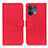 Custodia Portafoglio In Pelle Cover con Supporto K09Z per Oppo Reno8 Pro 5G Rosso