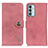 Custodia Portafoglio In Pelle Cover con Supporto KZ02 per Samsung Galaxy F23 5G Rosa