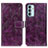 Custodia Portafoglio In Pelle Cover con Supporto KZ04 per Samsung Galaxy F23 5G Viola