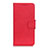 Custodia Portafoglio In Pelle Cover con Supporto L01 per Alcatel 1S (2019) Rosso