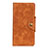 Custodia Portafoglio In Pelle Cover con Supporto L01 per Alcatel 3X Arancione