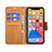 Custodia Portafoglio In Pelle Cover con Supporto L01 per Apple iPhone 13 Pro Max Giallo
