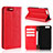 Custodia Portafoglio In Pelle Cover con Supporto L01 per Asus Zenfone 4 ZE554KL Rosso