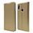 Custodia Portafoglio In Pelle Cover con Supporto L01 per Asus Zenfone Max Pro M2 ZB631KL Oro