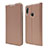 Custodia Portafoglio In Pelle Cover con Supporto L01 per Asus Zenfone Max Pro M2 ZB631KL Oro Rosa