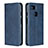 Custodia Portafoglio In Pelle Cover con Supporto L01 per Google Pixel 3 Blu