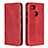 Custodia Portafoglio In Pelle Cover con Supporto L01 per Google Pixel 3 Rosso