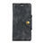 Custodia Portafoglio In Pelle Cover con Supporto L01 per HTC Desire 12S Nero