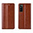 Custodia Portafoglio In Pelle Cover con Supporto L01 per Huawei Enjoy 20 Pro 5G Arancione