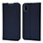 Custodia Portafoglio In Pelle Cover con Supporto L01 per Huawei Enjoy 8S Blu