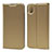 Custodia Portafoglio In Pelle Cover con Supporto L01 per Huawei Enjoy 8S Oro