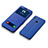 Custodia Portafoglio In Pelle Cover con Supporto L01 per Huawei Honor 10 Lite Blu