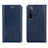 Custodia Portafoglio In Pelle Cover con Supporto L01 per Huawei Nova 7 5G Blu