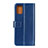 Custodia Portafoglio In Pelle Cover con Supporto L01 per LG K42